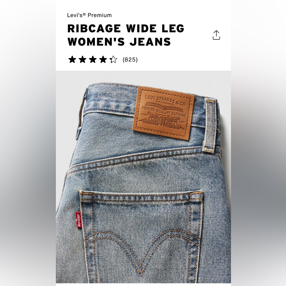 Levi's Ribcage Flare Jeans - Picture 4 of 6